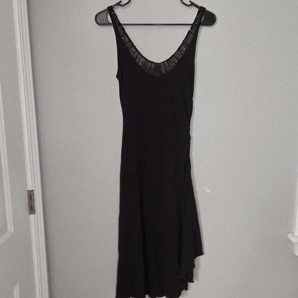 Rebecca Taylor Black Midi Dress - Picture 3 of 7